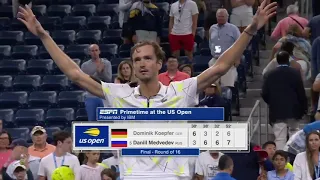 Daniil Medvedev wins the 4th round match and once again trolls the booing fans at the US Open