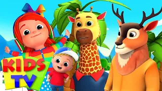 Зоопарк песня | Стихи для детей | дошкольные видео | Kids Tv Russia | Детские стишки