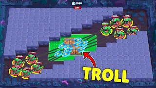 10 BUZZ *TROLL* MAP! | Brawl Stars Funny Moments & Glitches & Fails #573