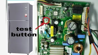 lg refrigerator test mode and reset button