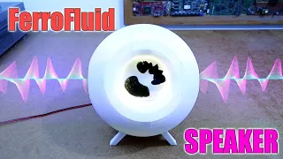 Ferrofluid Speaker - 3D printed + Bluetooth Music