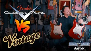 Music Junction: Fender Custom Shop vs Vintage Stratocaster