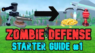 Zombie Defense - Getting Started Tutorial Guide [Part 1/3 -Using Codes!]