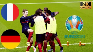 🔥 PES 2021 - France Vs Germany ⚽ Euro 2020 • Next Gen Realism Mod Gameplay • Allianz Arena