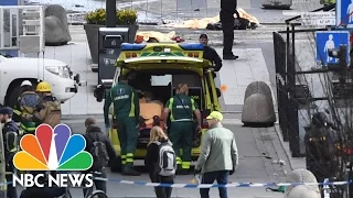 Truck Slams Into Stockholm Store, Kills Two In Suspected Terrorist Attack | NBC News