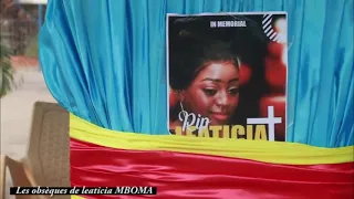 LES OBSÈQUES DE LEATICIA MBOMA maître tshoura mboma aleli leki naye.