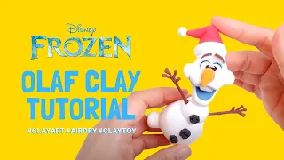 How to create Frozen Olaf⛄ with clayart