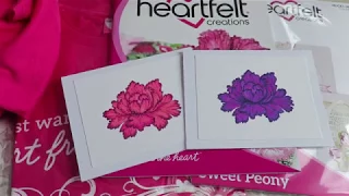 Heartfelt Creations Sweet Peony Giveaway Closed