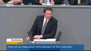 PKW-Maut: Aktuelle Stunde im Bundestag vom 03.07.2014