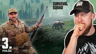 SCHÜSSE beim ersten BÄRENKONTAKT! - Fritz Meinecke reagiert auf Survival Squad: Folge 3