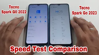 Tecno Spark Go 2022 vs Spark Go 2023 Speed Test Comparison