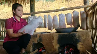 Fried pork belly (Essential oil) | Recipe for preparation & Storage 365 days | Trieu Thi Thuy