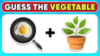 Can You Guess The VEGETABLE by Emoji? | Emoji Quiz