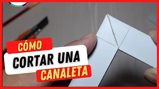 Cómo Cortar una Canaleta Plastica a 90 grados