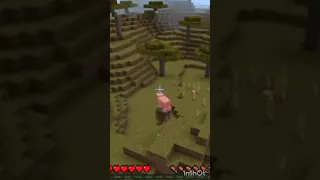 Minecraft insane MLG trickshot #minecraft #lokicraft #shorts