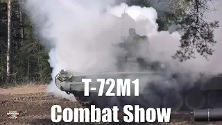 Tank Smoke Screen - T-72 Lays Thick Smoke - Kevätsawutus 2017 - Parola Armour Museum [4K UHD]