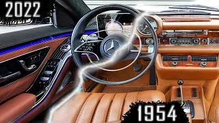 Evolution Of Mercedes Benz S Class Interior - Animated