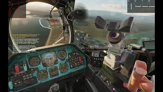 DCS Ми-24. Полёт онлайн на месте оператора.