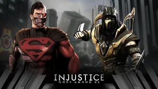 Injustice Gods Among Us - Cyborg Superman Vs Scorpion (Very Hard)