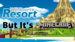 Wii Sports Resort But Its Minecraft