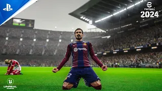 eFootball 2024: Barcelona vs Bayern Munich - Full Match Gameplay | PS5 4K