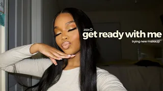 TRYING NEW MAKEUP FOR 2024 | FT FENTY, HUDA, JUVIAS PLACE & MORE!!!!!