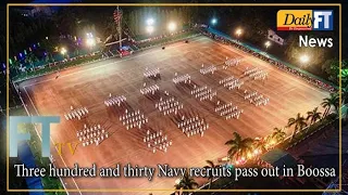 Three hundred and thirty Navy recruits pass out in Boossa