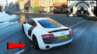 Audi R8 V10 Plus - Forza Horizon 4 | Logitech g27/g29 4K Gameplay