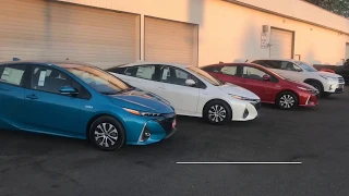 2020 Toyota Prius prime all 3 trim levels