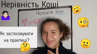 Нерівність Коші - визначення, приклади. Алгебра 9 клас.