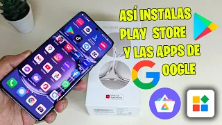 Cómo instalar Play Store y Aplicaciones de Google en HUAWEI P50 Pro - Gspace - Aurora Store 2022