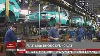 40 lat temu pierwszy "maluch" opuścił fabrykę (TVP Info, 22.07.2013)