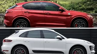 Alfa Romeo Stelvio 2.0 TB 280HP vs Porsche Macan 2.0TB 252HP !!!