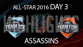 Assassins Mode Highlights - LoL All-star 2016 Day 3 - ICE vs FIRE