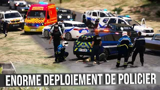 UNE POURSUITE MOBILISE TOUT LES POLICIERS DE LA VILLE | GTA5 - LSPDFR #542