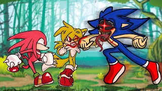 Sonic EYX Eats His Friends - Sad Ending (Minecraft Animation) FNF