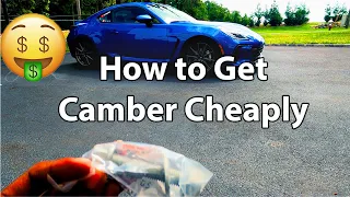 These Changed The BRZ!!!!! Camber For Cheap