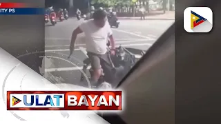 Isang pulis, nakipagbuno sa rider na may dalang baril sa Makati