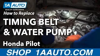 How to Replace Timing Belt with Water Pump 05-12 Honda Pilot