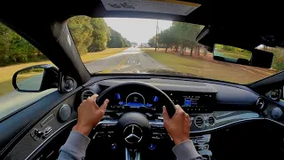 2021 Mercedes Benz AMG E63 S Sedan POV Drive