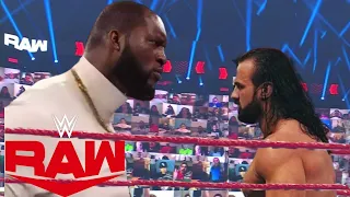 WWE - Omos Jordan Omogbehin Vs Drew McIntyre - Wwe Monday Night Raw 2021