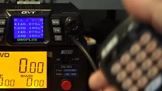 THE RECEIVER OF THE MY NEW QYT KT-980PLUS DOES NOT WORK  ON VHF BAND !