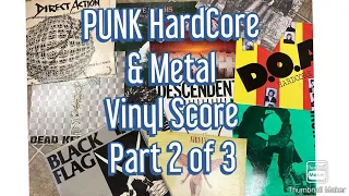 Punk Rock Vinyl Score !  Thrash,  Hardcore & Heavy Metal Record Collection Part 2 of 3