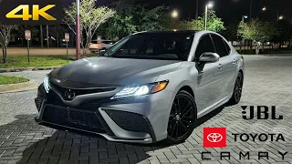 2022 Toyota Camry XSE - POV Night Drive 4K (Binaural Audio) JBL Sound System