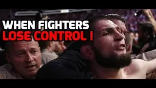 WHEN FIGHTERS LOSE CONTROL... #BOXING #MMA