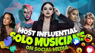 20 Most Influential Solo Musicians On Social Media | Hollywood Time | Selena Gomez, Justin Bieber...