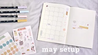 may bullet journal setup // tea theme 🍵