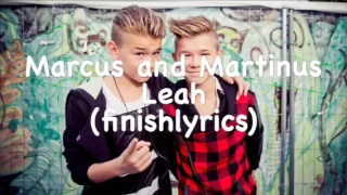 Marcus and Martinus Leah (finnish lyrics)
