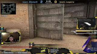 s1mple's reaction to the transition to Device in NIP
