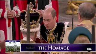Prince William pays homage to father, King Charles III